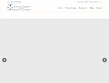 Tablet Screenshot of katiecrowlaw.com